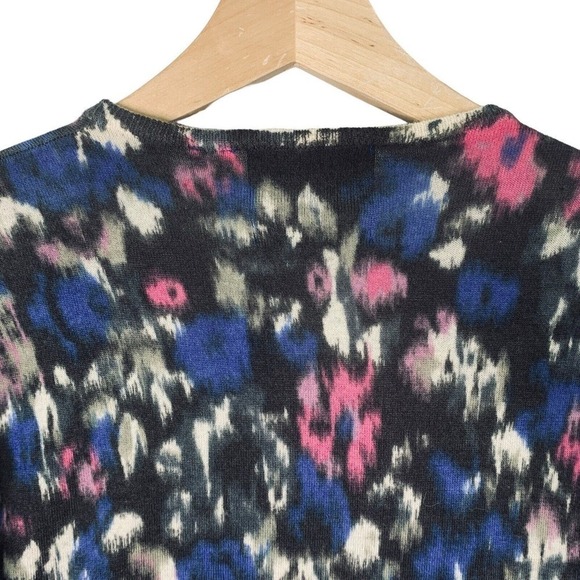 Guinevere Open Front Cardigan Sweater 3/4 Wide Sleeve 100% Merino Wool Casual - Picture 13 of 13